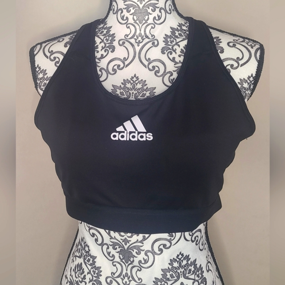 Adidas Black Sports Bra sz XL